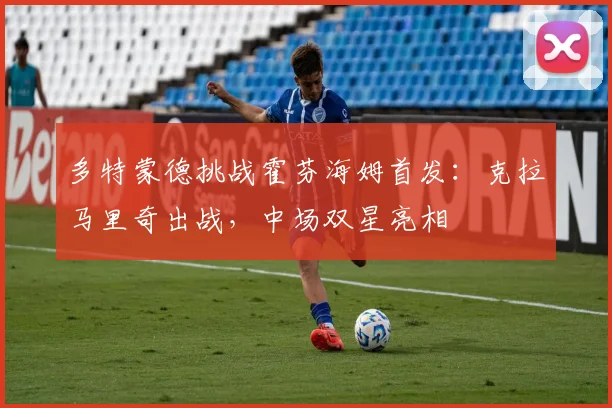 多特蒙德挑战霍芬海姆首发:克拉马里奇出战,中场双星亮相
